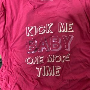 Motherhood maternity 2x-kick me baby one more time